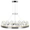 Cwi Lighting Agassiz LED Chandelier With Polished Nickel Finish 1218P24-613 - alternate 1